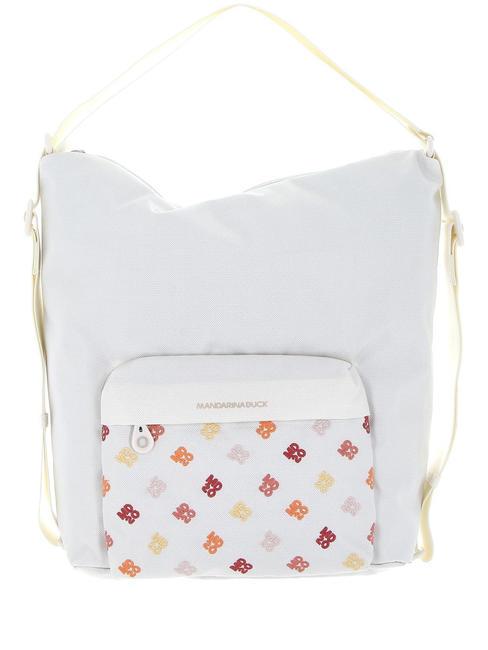 MANDARINA DUCK MD20 BLOSSOM geanta rucsac alb optic - Genți femei