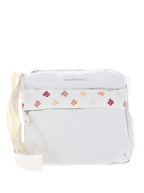 MANDARINA DUCK MD20 BLOSSOM geanta de umar alb optic - Genți femei