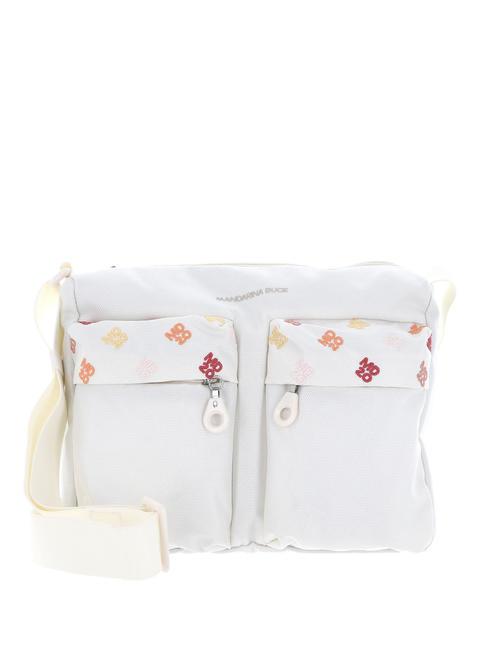 MANDARINA DUCK MD20 BLOSSOM geanta de umar alb optic - Genți femei
