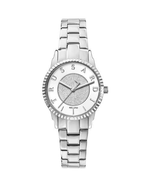 TRUSSARDI T-BENT Vezi doar timpul SILVER - Ceasuri