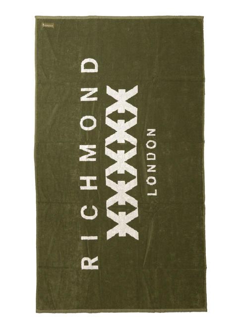 JOHN RICHMOND MALTBY  Prosop de plaja din bumbac verde mil. - Accesorii de călătorie