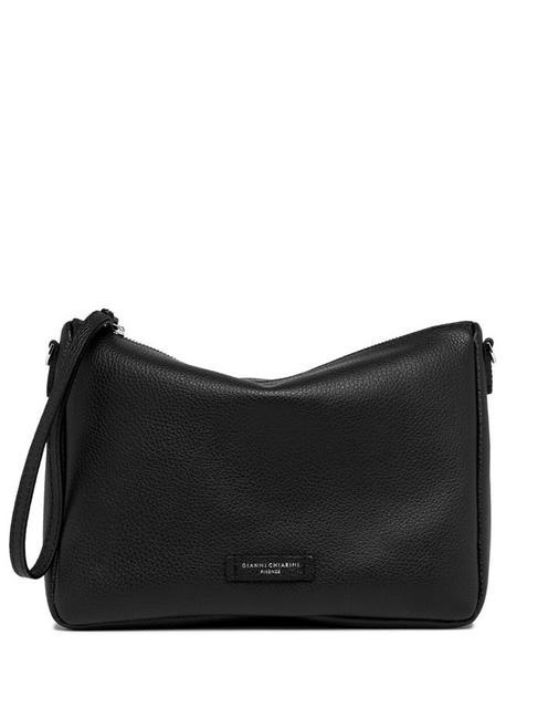 GIANNI CHIARINI NORA POUCH Geanta din piele cu bareta de umar negru - Genți femei