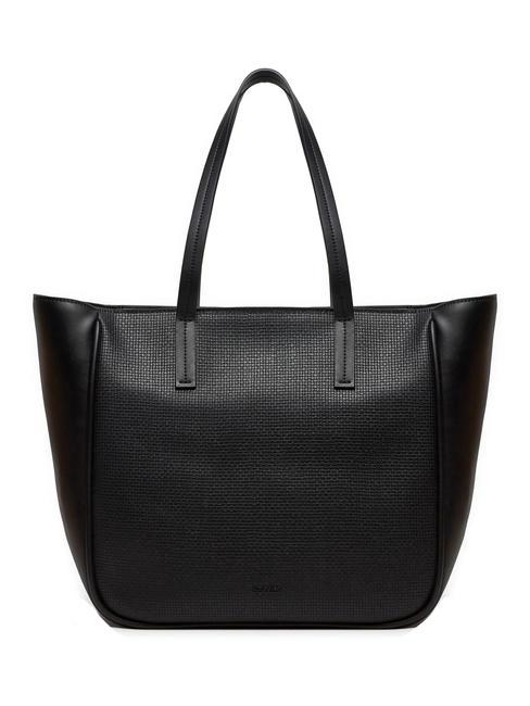 CALVIN KLEIN REFINE  Punga de cumparaturi  ck negru texturat - Genți femei