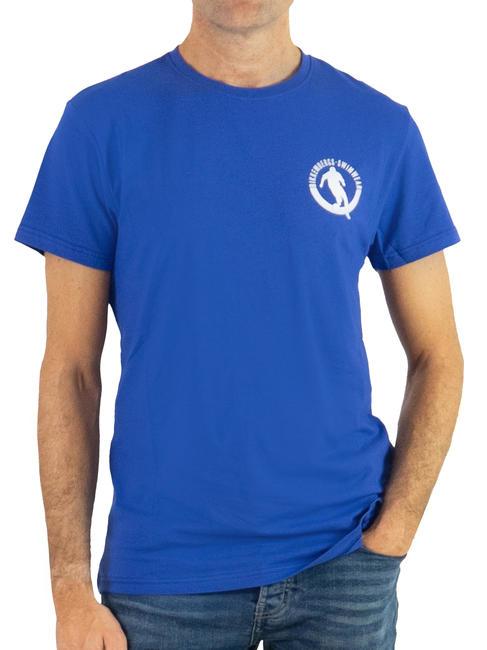 BIKKEMBERGS PUPINO  Tricou cu maneca scurta albastru clematis - tricou