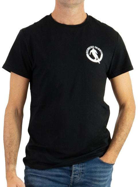 BIKKEMBERGS PUPINO  Tricou cu maneca scurta negru - tricou