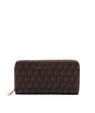 ROCCOBAROCCO MONOGRAM Fermoar &icirc;n jurul portofelului maro - Portofele femei - 1