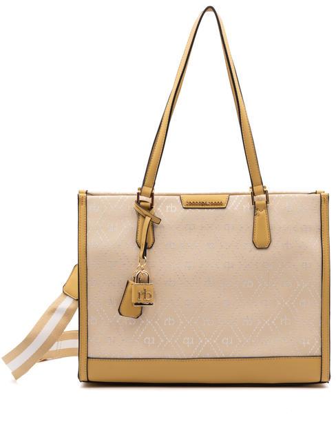 ROCCOBAROCCO FRIDA Geanta de umar, cu bareta de umar muştar - Genți femei