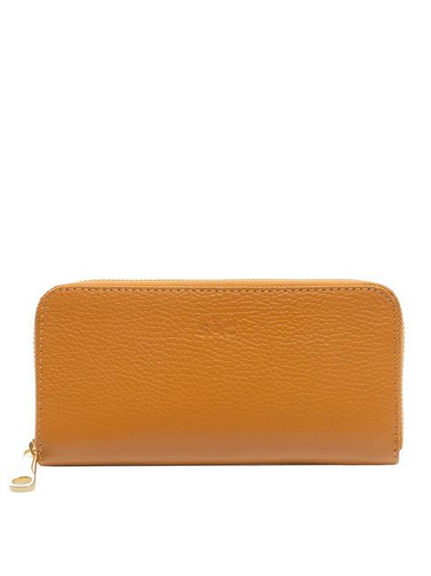 LESAC FIORDALISO  Portofel din piele cu fermoar natural - Portofele femei