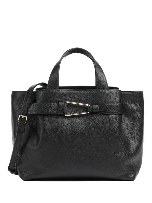 COCCINELLE MALORY Cumpărător de mână, cu curea de umăr negru - Genți femei