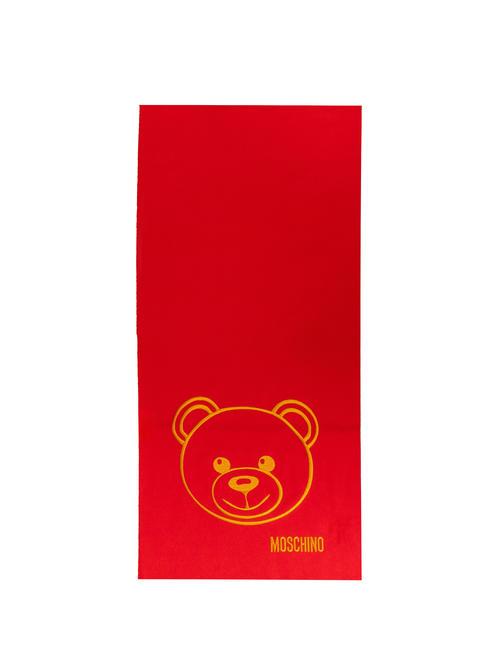 MOSCHINO BEAR Eșarfă de lână roșu - Eșarfe