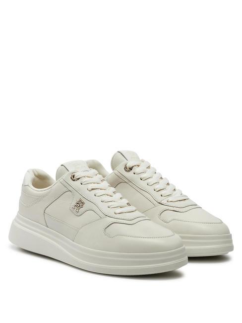 TOMMY HILFIGER LUX POINTY COURT  Tenisi din piele alb străvechi - Pantofi femei