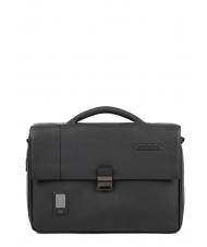 PIQUADRO CAMPIONARIO - AKRON  Servietă din piele extensibilă, suport PC de 15,6". - Serviete birou