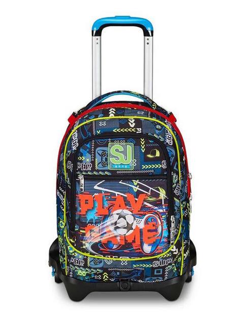 SJGANG FUNNYGOAL Rucsac troler 3 in 1, detasabil FIERY RED - Rucsacuri cu role