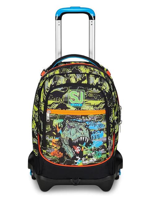 SJGANG REXME 3WD Rucsac troler 3 in 1, detasabil negru - Rucsacuri cu role