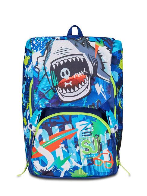 SJGANG SHARKSTORY Rucsac dublu BLUE PRINT - Saci și accesorii pentru copii
