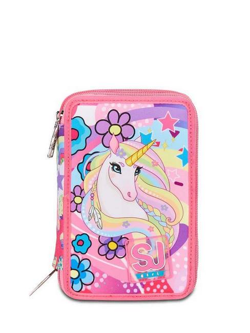 SJGANG UNICORNO Trusa cu trusa scolara completa fuxiafluo - Penare și accesorii