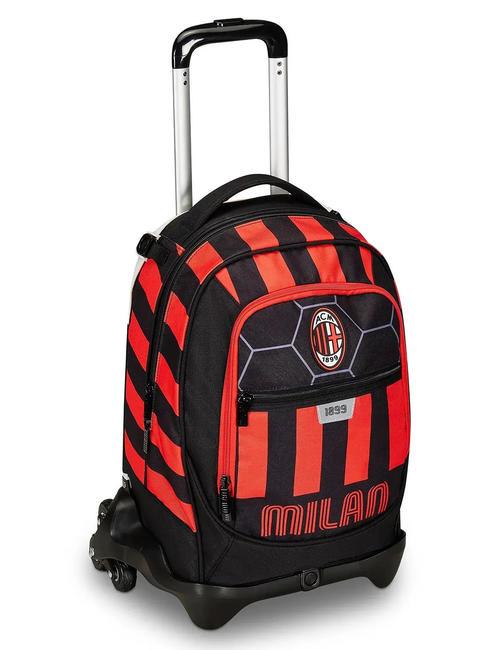 MILAN PATH OF VICTORY Rucsac troler 3 in 1, detasabil negru - Rucsacuri cu role