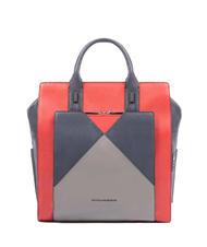 PIQUADRO CAMPIONARIO - PRISMA Servieta rucsac din piele, suport pc 15". albastru - Serviete birou - 1