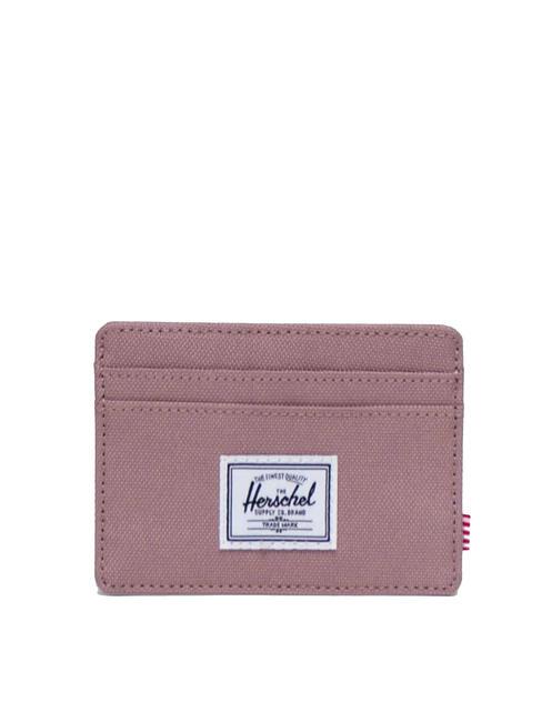 HERSCHEL CHARLIE  Suport plat pentru card ROSE ASH - Portofele femei