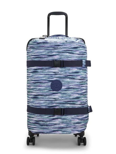 KIPLING SPONTANEOUS M Cărucior mediu dungi de pensulă - Trolere semirigide
