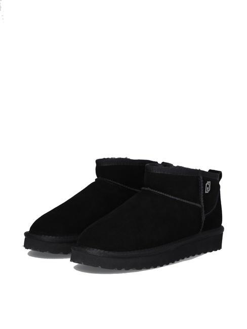 LIUJO JIL 01 Botine din piele intoarsa negru - Pantofi femei