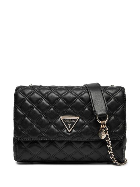 GUESS GIULLY  Geantă de umăr/încrucișată BLACK - Genți femei