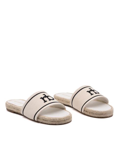 ROCCOBAROCCO RB Papuc de pânză aproape alb - Pantofi femei