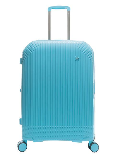 LESAC LIGHT POP 1 Cărucior mediu extensibil albastru de apă - Trolere rigide