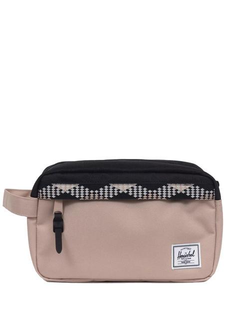 HERSCHEL CHAPTER Frumusețe de călătorie taup deschis/negru - Truse de toaletă