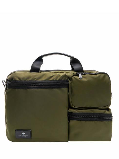 SPALDING MULTYPOCKET Servieta cu curea de umar verde - Serviete birou