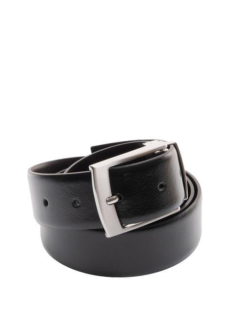 JOHN RICHMOND DOUBLEFACE Cureaua din piele reversibila negru/întunecat - Curele