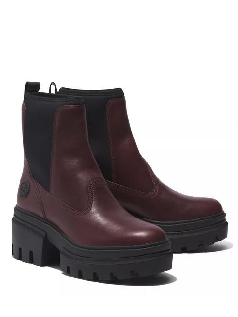 TIMBERLAND EVERLEIGH  Botine înalte port întunecat - Pantofi femei