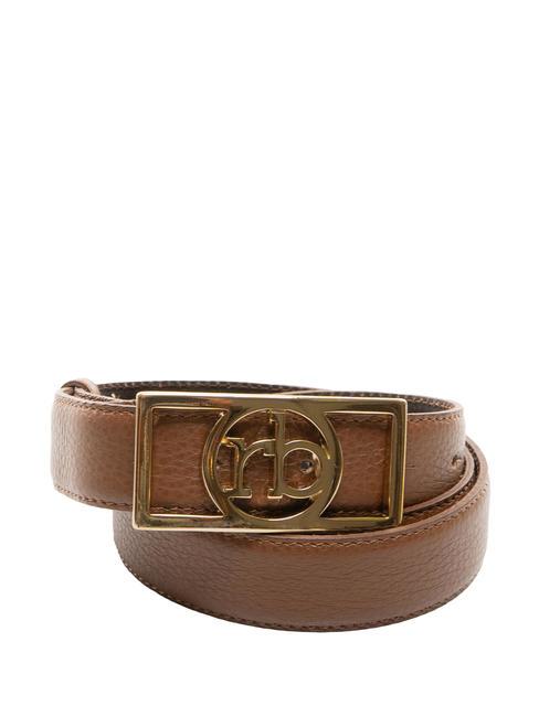ROCCOBAROCCO RB SQUARE Curea de piele nud - Curele