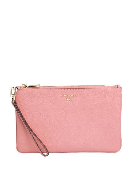 MICHAEL KORS JET SET CHARM Pochette din piele cu manseta primula - Genți femei