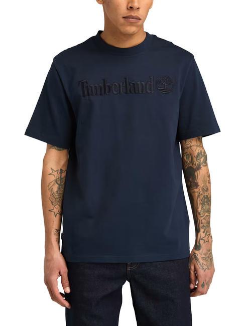 TIMBERLAND EMBROIDERY TONAL Tricou din bumbac safir închis - tricou