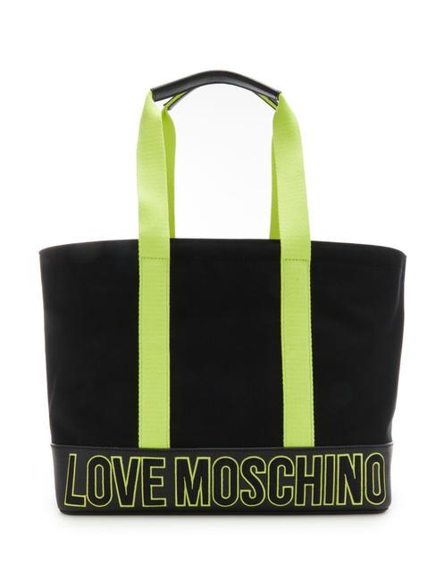 LOVE MOSCHINO FREE TIME  Cumpărător de pânză negru - Genți femei
