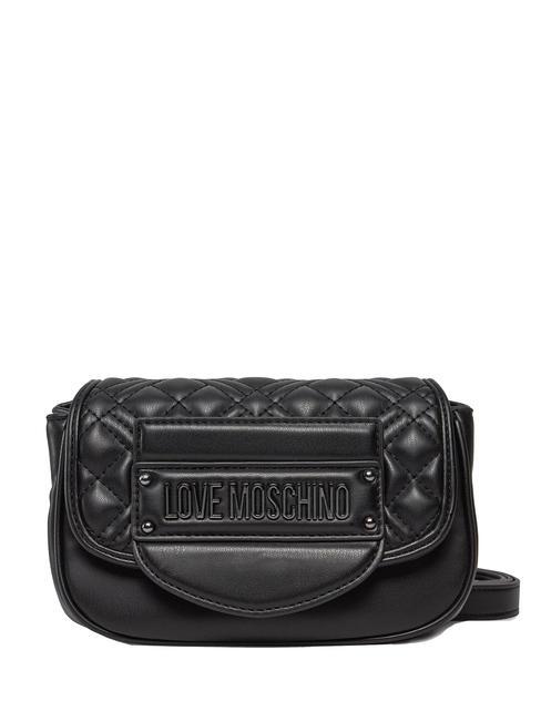 LOVE MOSCHINO QUILTED TAB  Mini geanta de umar negru - Genți femei