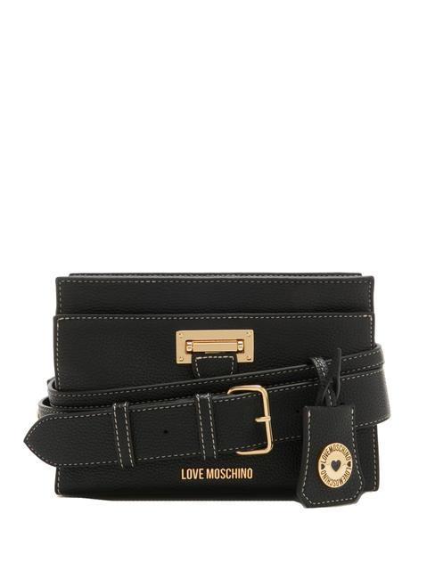 LOVE MOSCHINO CLICK Geantă de umăr mică negru - Genți femei