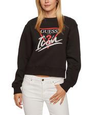 GUESS ICON Hanorac cu g&acirc;t crew jetbla - Hanorace pentru femei - 1