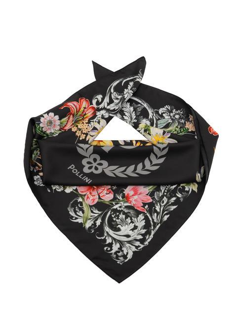 POLLINI FLOWERS TWILL Eșarfă negru - Eșarfe