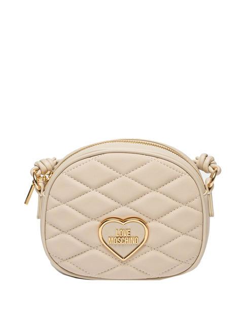 LOVE MOSCHINO ROMANTIC Micro Geanta de umar fildeş - Genți femei