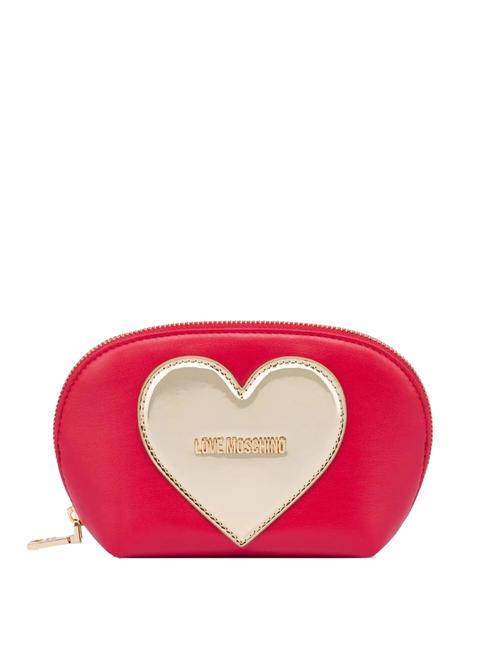 LOVE MOSCHINO GOLDEN HEART  Pungă roșu - Portofele femei