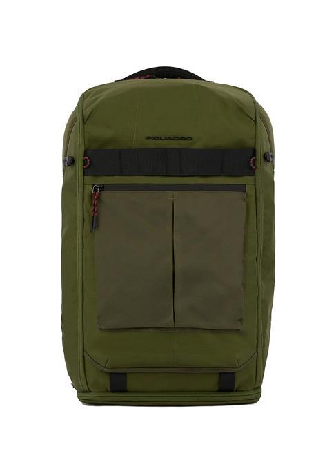 PIQUADRO ARNE Rucsac / geantă pentru PC 17,3" VERDE - Rucsacuri pentru laptop