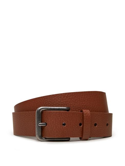 CALVIN KLEIN CK JEANS CLASSIC  Cureaua din piele reglabila coniac - Curele