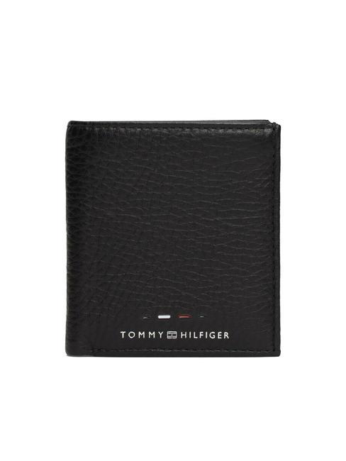 TOMMY HILFIGER PREMIUM LEATHER Portofel bifold din piele negru - Portofele bărbați