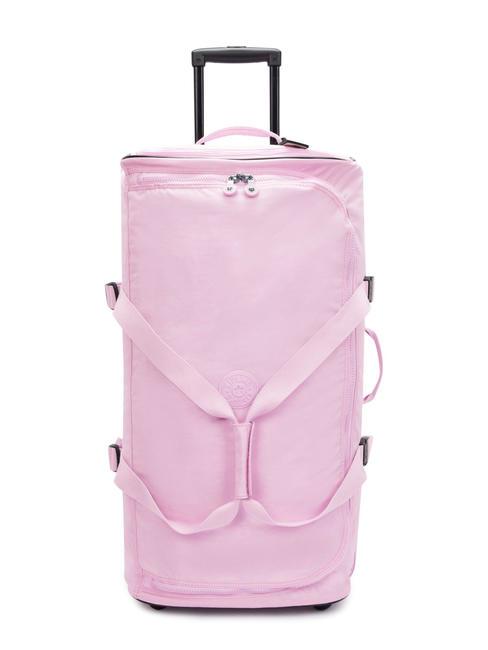 KIPLING TEAGAN L Geanta troler de marime roz înflorit - Trolere semirigide
