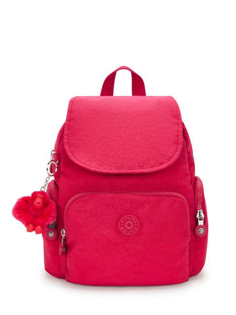 KIPLING CITY ZIP MINI Rucsac mic cu clapă confetti roz - Genți femei