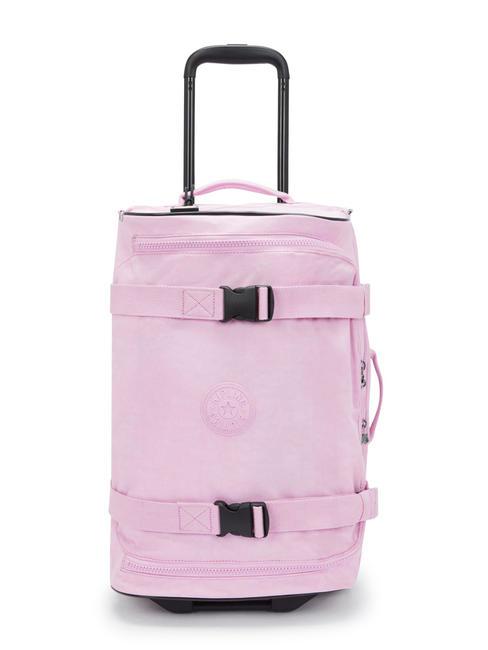KIPLING AVIANA S Cărucior pentru bagaje de mână roz înflorit - Bagaje de mână