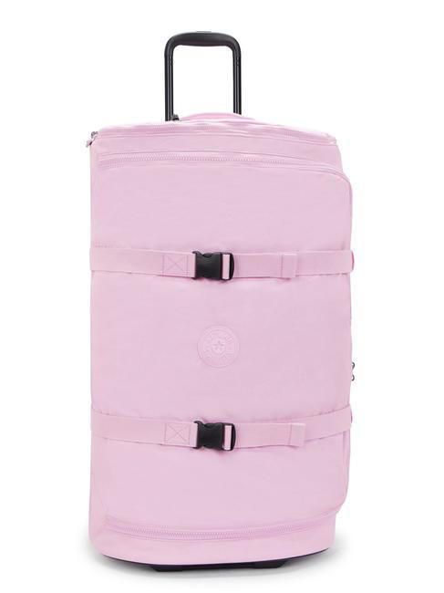 KIPLING AVIANA L Cărucior de dimensiuni mari roz înflorit - Trolere semirigide