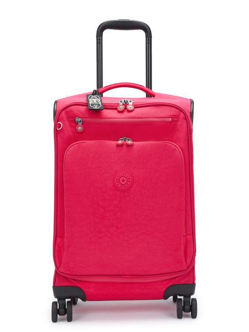 KIPLING NEW YOURI SPIN S Cărucior pentru bagaje de mână confetti roz - Bagaje de mână